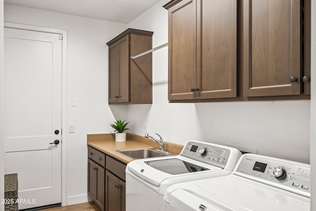 16987 W Princeton Ave, Goodyear, AZ 85395 - washroom featuring washer and clothes dryer and cabinet space