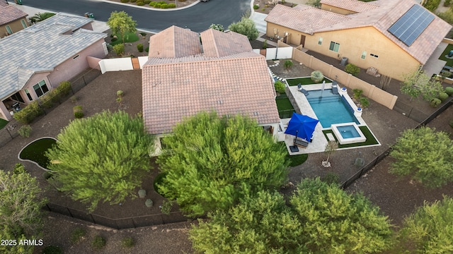 16987 W Princeton Ave, Goodyear, AZ 85395 - view from above of property featuring a pool
