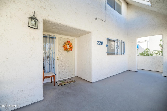 view of entrance to property