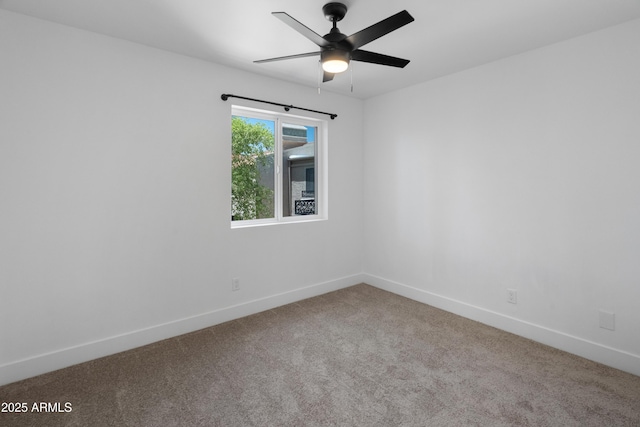 2935 N 68th St Unit 205, Scottsdale, AZ 85251 - carpeted spare room featuring a ceiling fan and baseboards