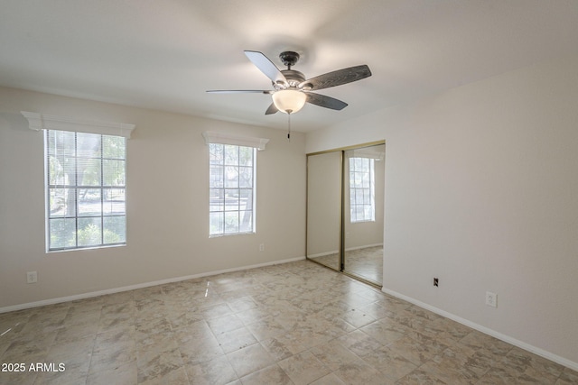 2333 E Southern Ave Unit 1023, Tempe, AZ 85282 - unfurnished room featuring ceiling fan and baseboards