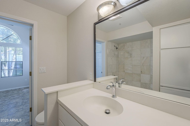 2333 E Southern Ave Unit 1023, Tempe, AZ 85282 - full bathroom featuring vanity and tiled shower
