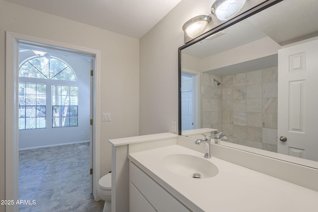 2333 E Southern Ave Unit 1023, Tempe, AZ 85282 - bathroom featuring vanity and a tile shower