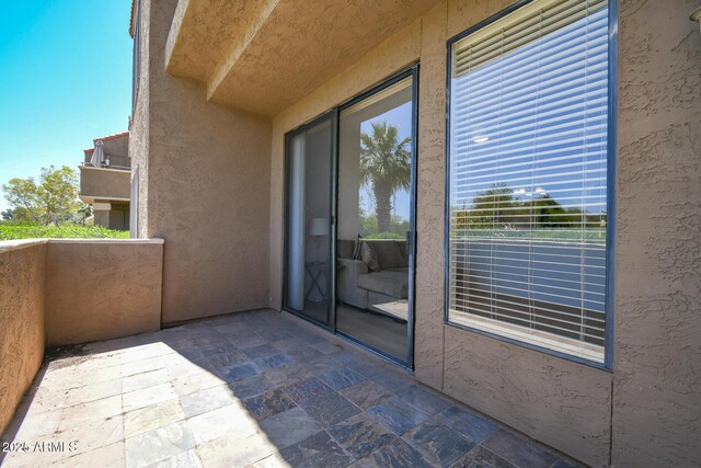 5122 E Shea Blvd Unit 1043, Scottsdale, AZ 85254 - view of patio with a balcony