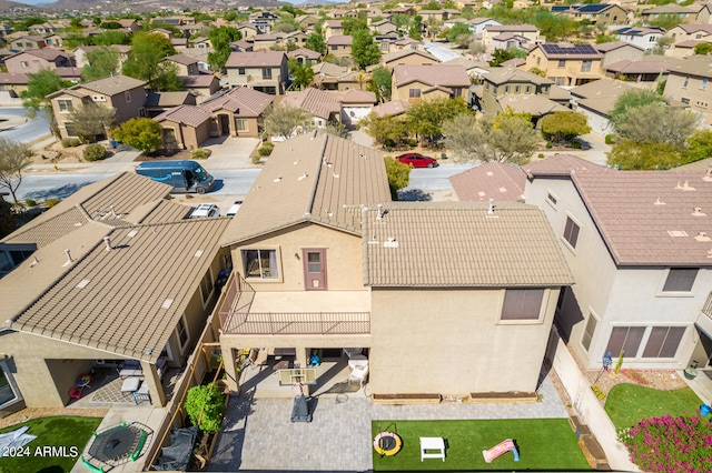 birds eye view of property featuring a residential view