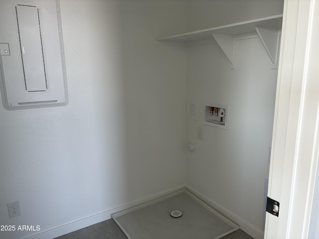 18001 W Lupine Ave, Goodyear, AZ 85338 - laundry room featuring hookup for a washing machine and baseboards