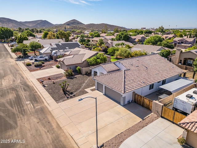 6935 W Monte Lindo St, Glendale, AZ 85310 - aerial view of residential area featuring a mountain backdrop