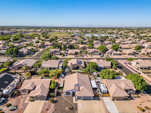 6935 W Monte Lindo St, Glendale, AZ 85310 - aerial perspective of suburban area featuring mountains