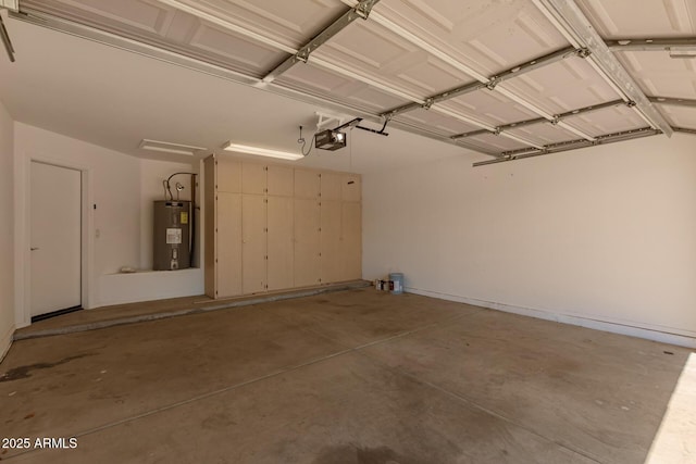 10212 E Caballero St, Mesa, AZ 85207 - garage with electric water heater and a garage door opener