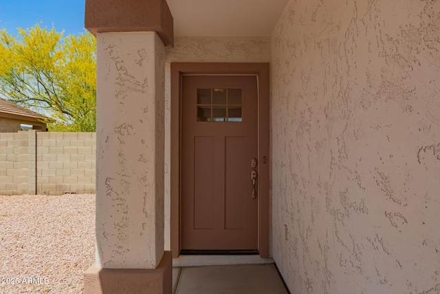 10212 E Caballero St, Mesa, AZ 85207 - entrance to property featuring stucco siding