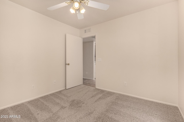 4313 N 29th Way, Phoenix, AZ 85016 - unfurnished room featuring carpet floors, a ceiling fan, and baseboards