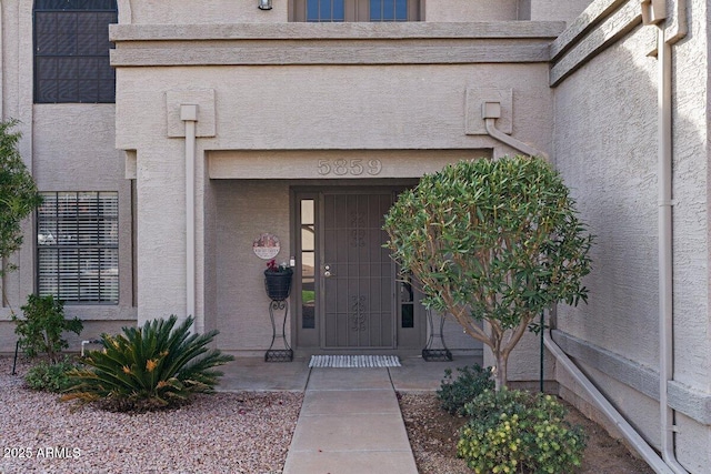 view of property entrance