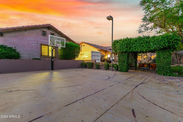 view of sport court