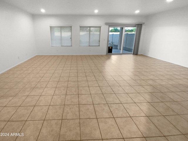 view of tiled empty room