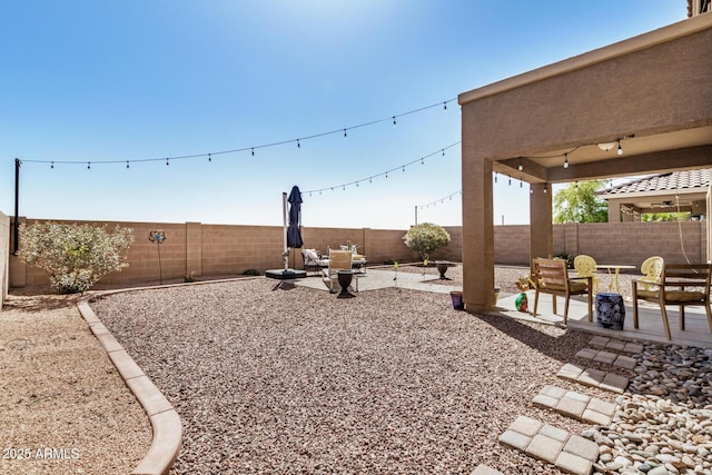 33335 N Slate Creek Dr, San Tan Valley, AZ 85143 - view of yard with a patio and a fenced backyard