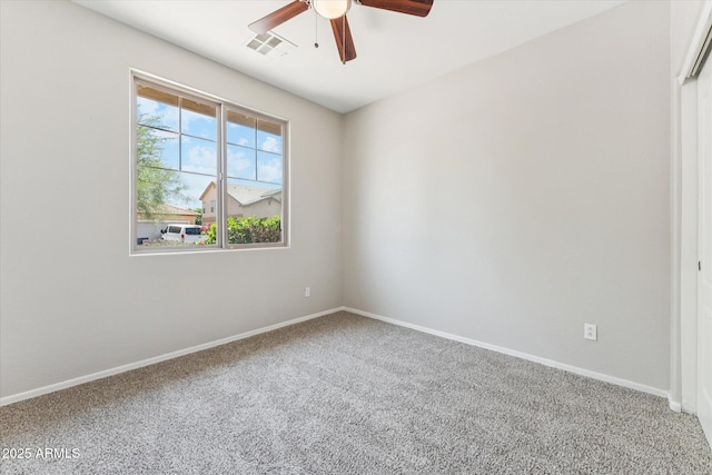 3310 W Chambers St, Phoenix, AZ 85041 - carpeted empty room with a ceiling fan and baseboards