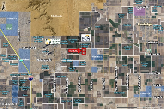 0000 W Woodruff Rd -, Unit Coolidge AZ, 85128 land for sale