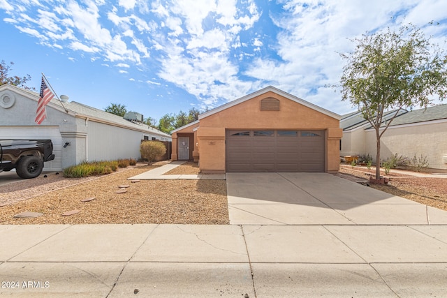 view of ranch-style home