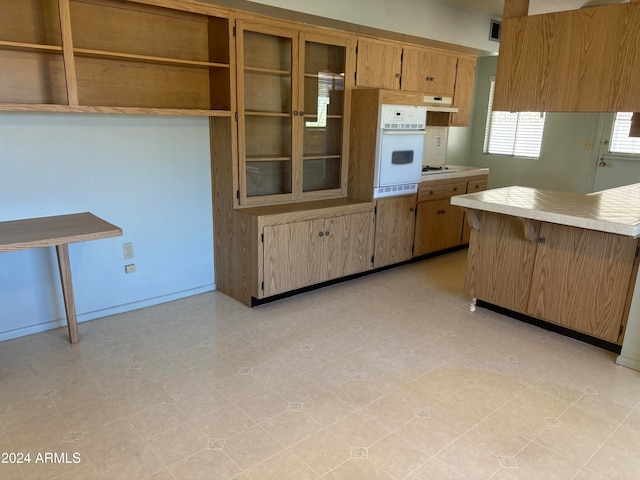 kitchen with white appliances