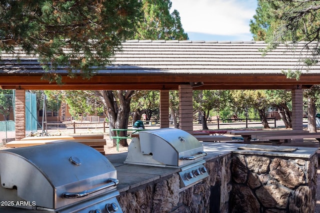 2352 Immelman Cir, Overgaard, AZ 85933 - view of patio / terrace with a gazebo