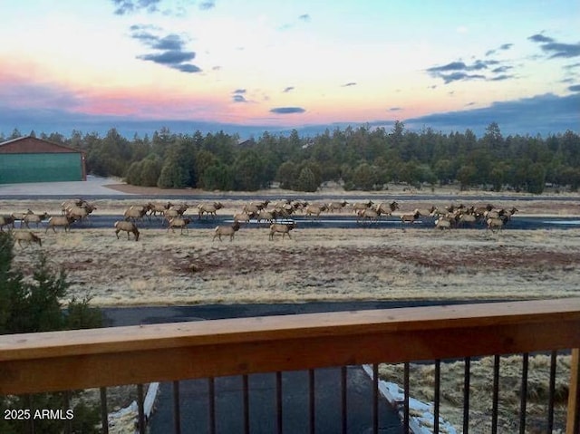 2352 Immelman Cir, Overgaard, AZ 85933 - yard at dusk featuring a view of rural / pastoral area