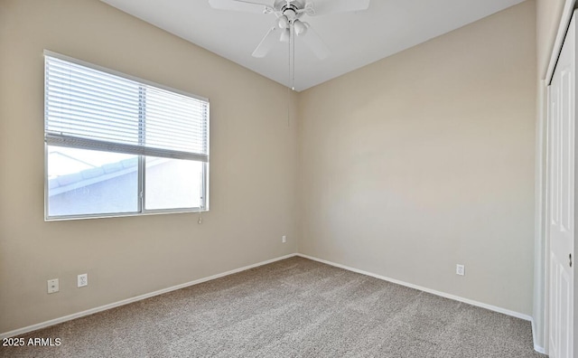 6923 W Laredo St, Chandler, AZ 85226 - carpeted empty room with ceiling fan and baseboards