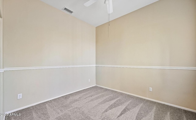 6923 W Laredo St, Chandler, AZ 85226 - carpeted spare room with a ceiling fan and vaulted ceiling