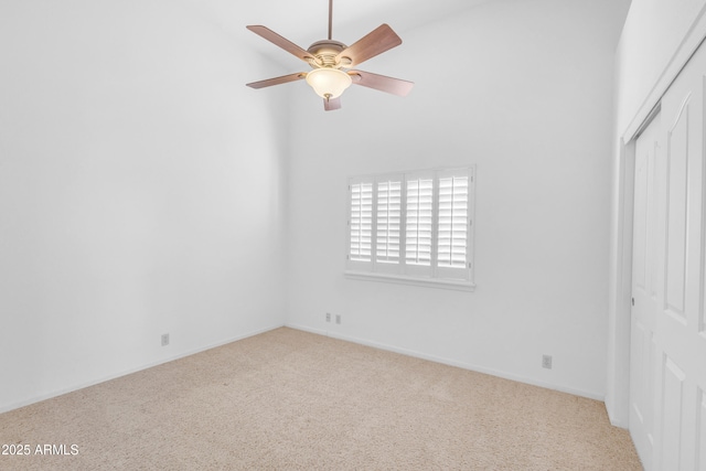 12605 E Kalil Dr, Scottsdale, AZ 85259 - unfurnished bedroom with a closet, carpet, and a ceiling fan