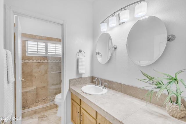 12605 E Kalil Dr, Scottsdale, AZ 85259 - full bath featuring a stall shower and vanity