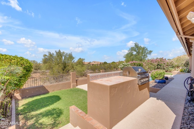 12605 E Kalil Dr, Scottsdale, AZ 85259 - view of yard with area for grilling and a patio