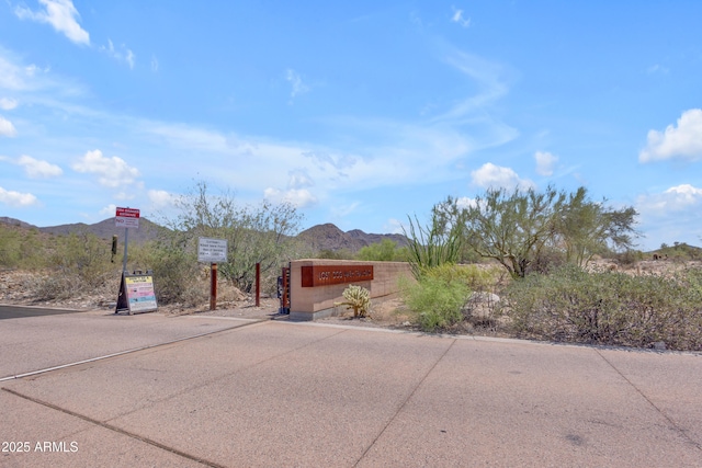 12605 E Kalil Dr, Scottsdale, AZ 85259 - view of front of home with a mountain view