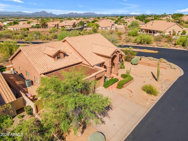 12605 E Kalil Dr, Scottsdale, AZ 85259 - aerial perspective of suburban area featuring a mountain backdrop