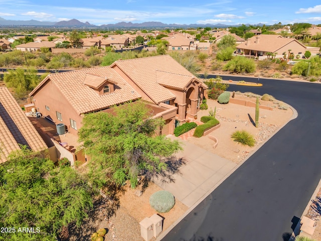 12605 E Kalil Dr, Scottsdale, AZ 85259 - aerial perspective of suburban area with a mountain backdrop