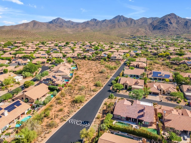 12605 E Kalil Dr, Scottsdale, AZ 85259 - aerial perspective of suburban area featuring a mountain backdrop