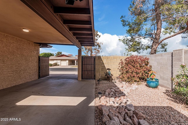 view of patio