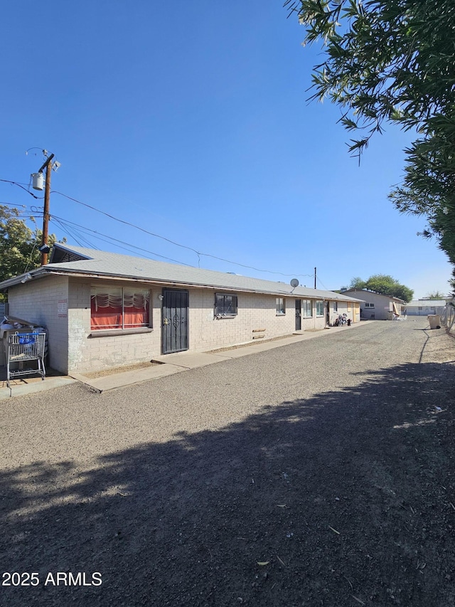 view of ranch-style house