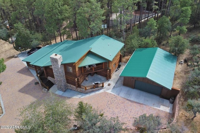 drone / aerial view