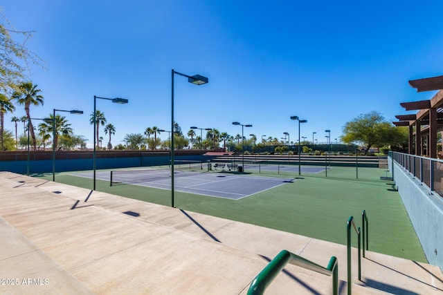 view of sport court