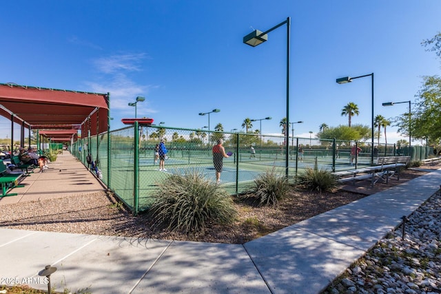 view of sport court