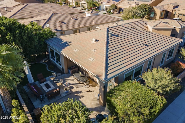 birds eye view of property featuring a residential view