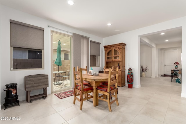 10545 E Texas Ave, Mesa, AZ 85212 - dining space with recessed lighting and light tile patterned floors