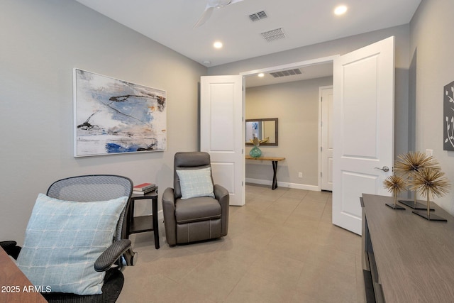 16935 W Sheridan St, Goodyear, AZ 85395 - office featuring recessed lighting, a ceiling fan, and baseboards