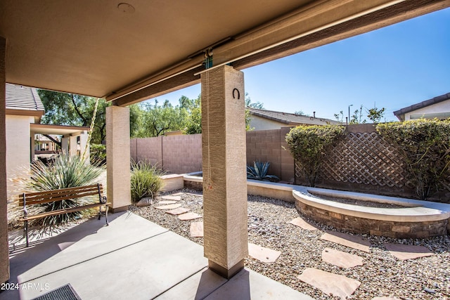 view of patio