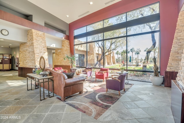 view of community lobby