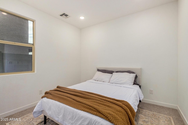 bedroom featuring carpet flooring