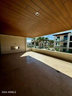 interior space featuring wood ceiling