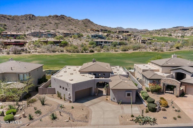 9432 N Longfeather, Fountain Hills, AZ 85268 - aerial perspective of suburban area featuring a mountainous background