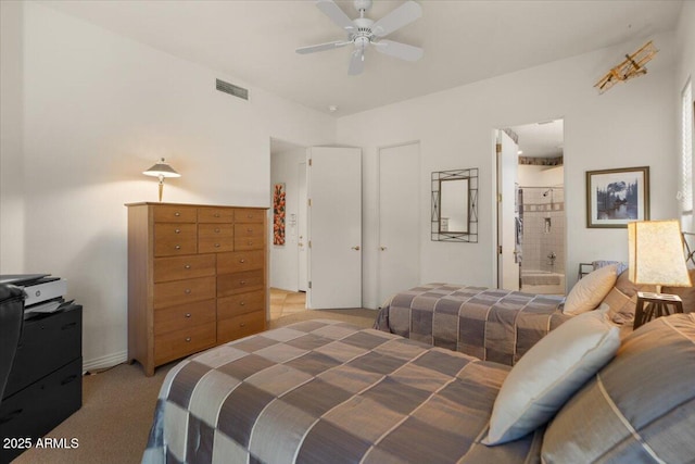 9432 N Longfeather, Fountain Hills, AZ 85268 - bedroom featuring light colored carpet and ensuite bathroom