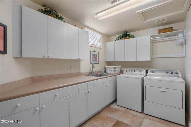 9432 N Longfeather, Fountain Hills, AZ 85268 - washroom featuring cabinet space and washer and clothes dryer