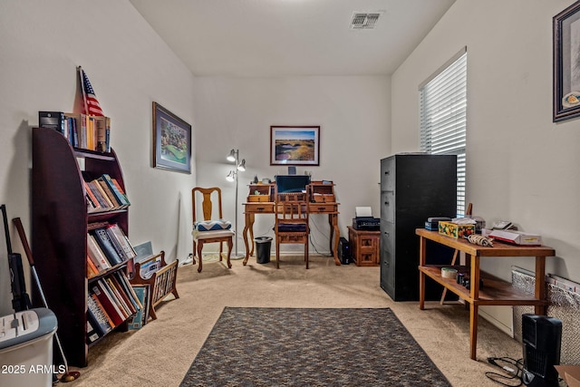 18057 W Port Royale Ln, Surprise, AZ 85388 - office area with visible vents and carpet flooring